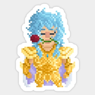 8-bit Gamer Saint Seiya Pisces Sticker